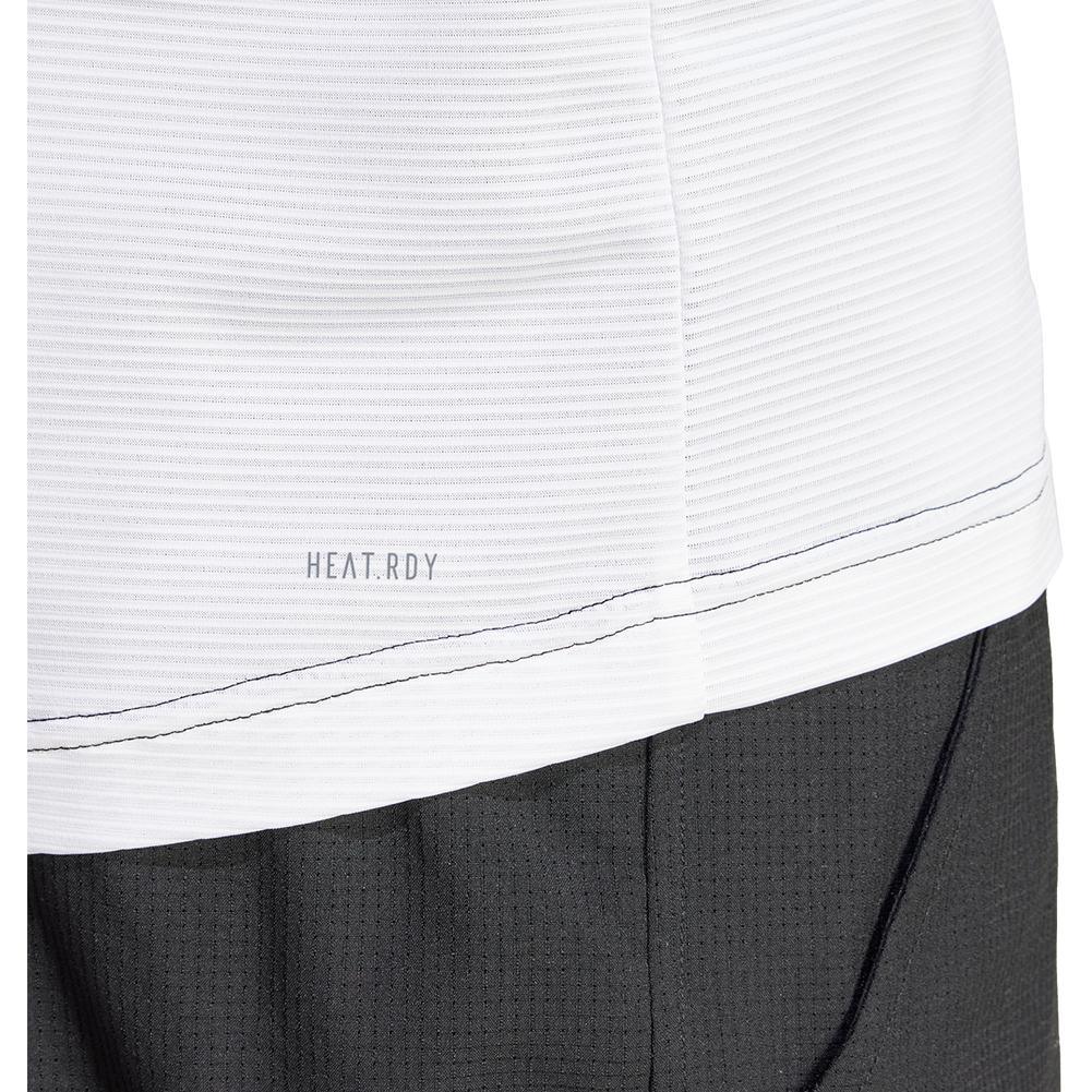 Men's Heat.RDY Freelift Pro Tennis Top Black and White Adidas