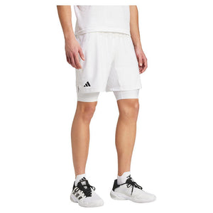 Mens Short and Tight Tennis Set White Apparel Adidas