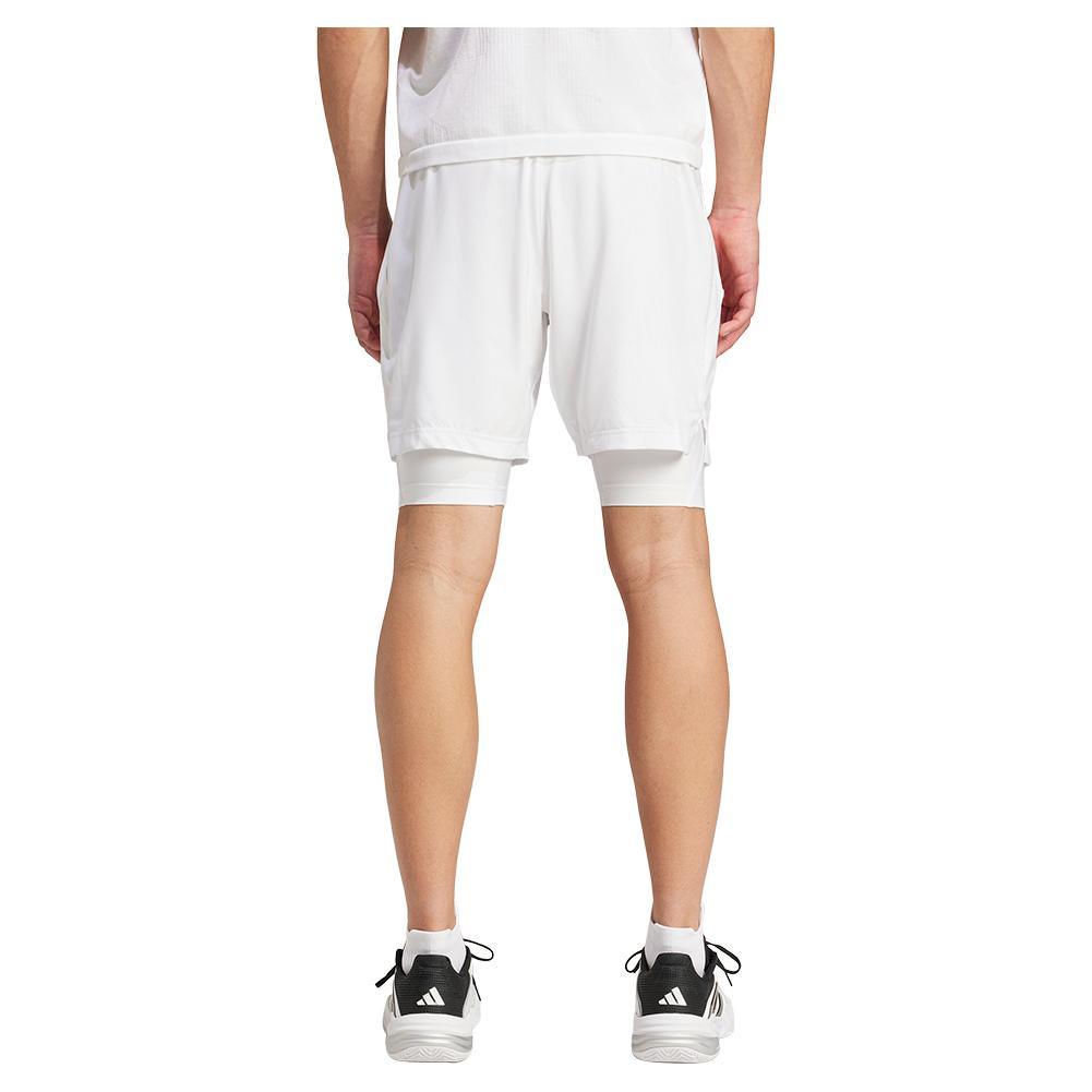 Mens Short and Tight Tennis Set White Apparel Adidas