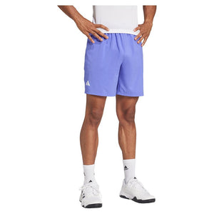 Mens 7 Inch Club Tennis Short Cobalt Blue Apparel Adidas