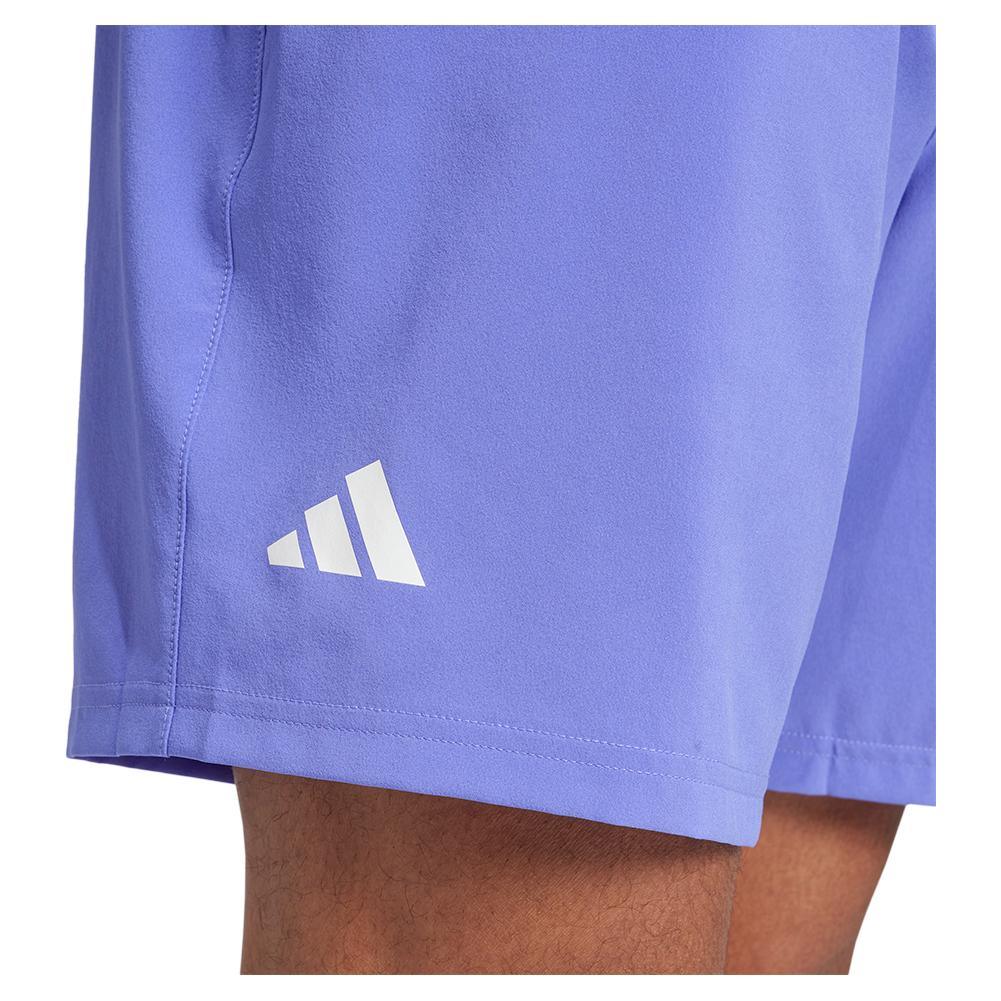 Mens 9 Inch Club Tennis Short Cobalt Blue Apparel Adidas