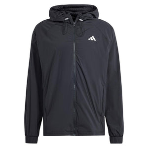 Men's Cover-Up Pro Tennis Jacket Black Adidas