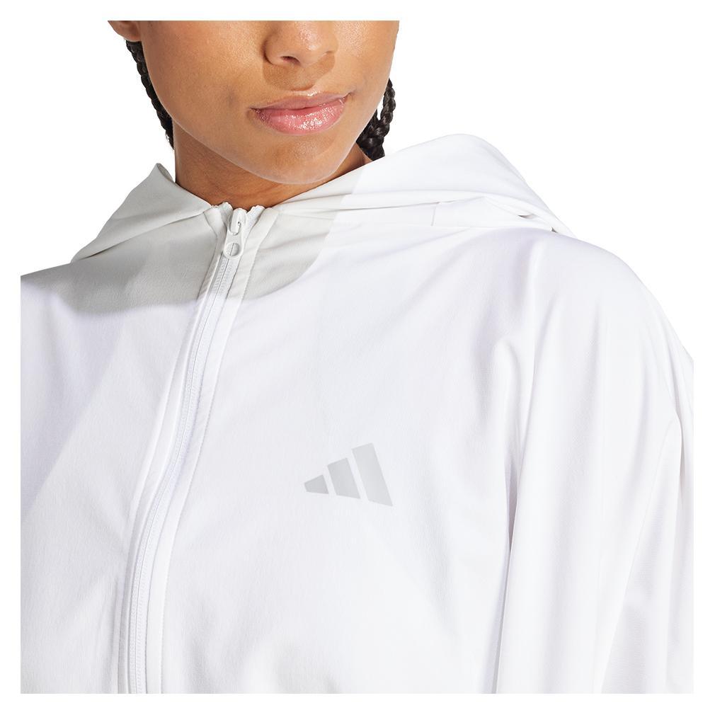 Women's Premium Tennis Jacket White Adidas