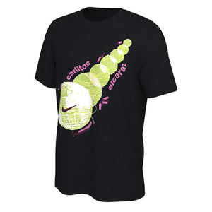 Men's Carlos Alcaraz New York Tennis Tee Black Apparel Nike