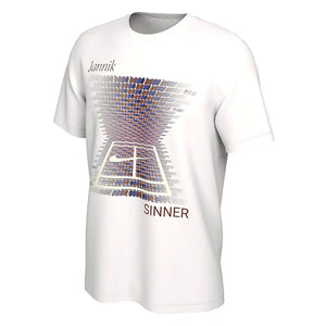 Men's Jannik Sinner New York Tennis Tee White Apparel Nike