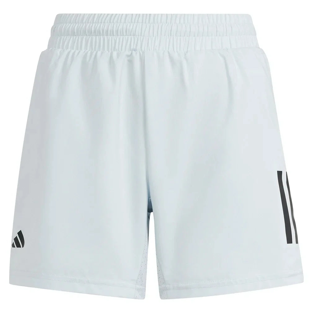 Boy`s 3 Stripe Club Tennis Short Halo Blue Apparel Adidas