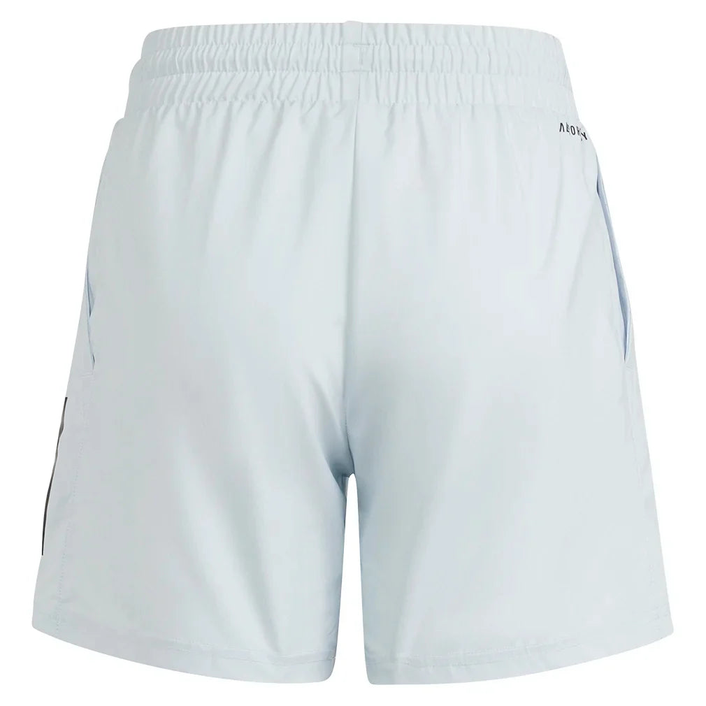 Boy`s 3 Stripe Club Tennis Short Halo Blue Apparel Adidas