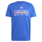 Mens NYC Graphic Tennis Tee Lucid Blue Apparel Adidas