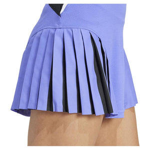 Womens Premium Aero.RDY Long Sleeve Tennis Dress Cobalt Blue and Black Apparel Adidas
