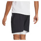 Mens Short and Tight Tennis Set White and Black Apparel Adidas