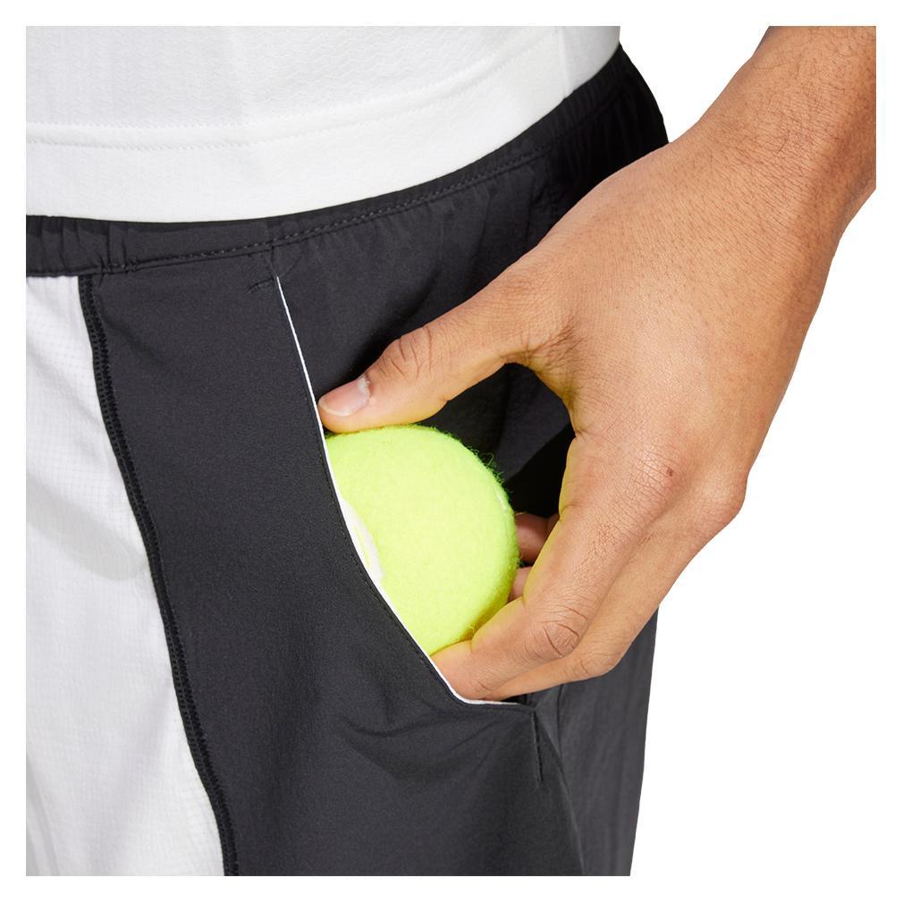 Mens Short and Tight Tennis Set White and Black Apparel Adidas