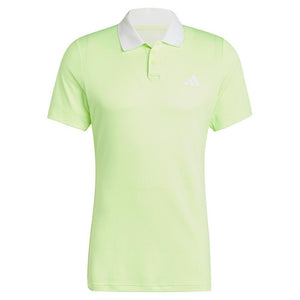 Mens Freelift Tennis Polo Lucid Lemon Apparel Adidas