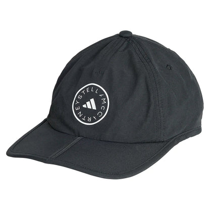 Women`s Stella McCartney Running Cap Black and White Apparel Adidas