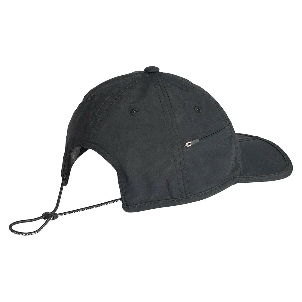 Women`s Stella McCartney Running Cap Black and White Apparel Adidas