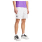 Mens Club Graphic Tennis Shorts White and Dash Grey Apparel Adidas