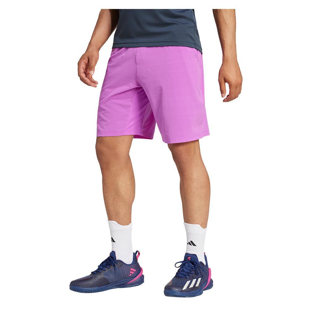Mens 9 Inch Ergo Tennis Short Purple Burst Apparel Adidas