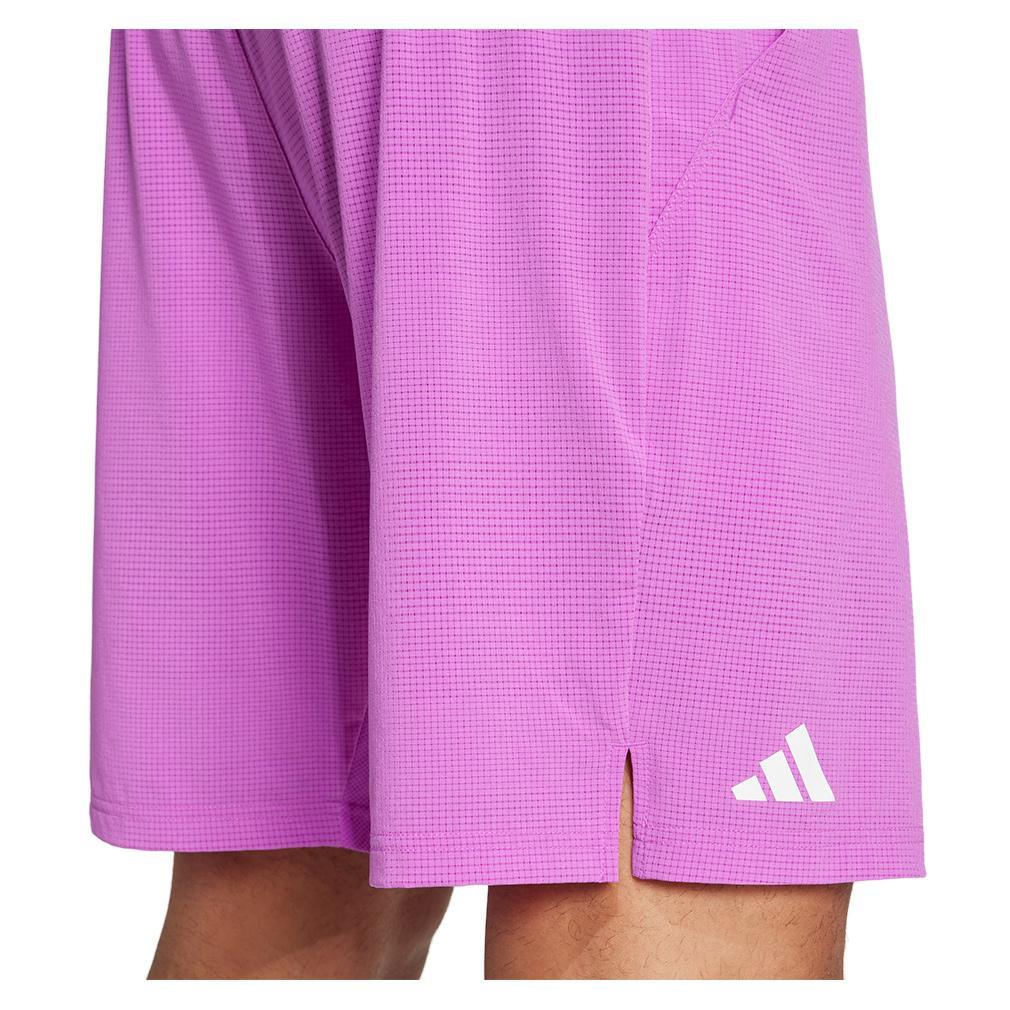 Mens 9 Inch Ergo Tennis Short Purple Burst Apparel Adidas