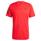 Mens 3 Stripe Tennis Top Better Scarlet Apparel Adidas