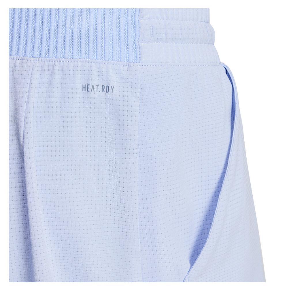 Mens 9 Inch Ergo Tennis Short Blue Spark Apparel Adidas