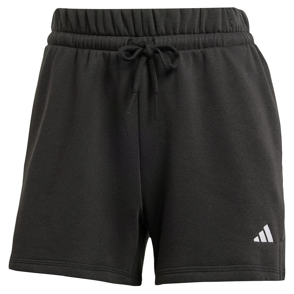 Women`s Small Logo Feel Cozy Training Shorts Black Apparel Adidas