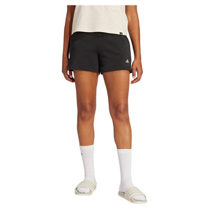 Women`s Small Logo Feel Cozy Training Shorts Black Apparel Adidas