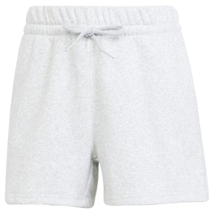 Women`s Small Logo Feel Cozy Training Shorts Grey Heather Apparel Adidas