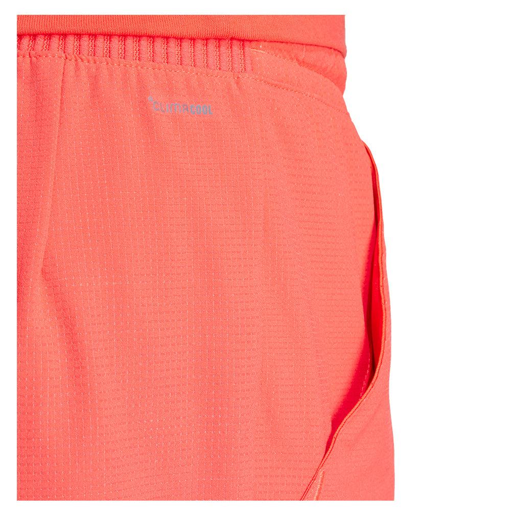 Men`s Gameset Ergo 5in Tennis Shorts Semi Lucid Red Apparel Adidas