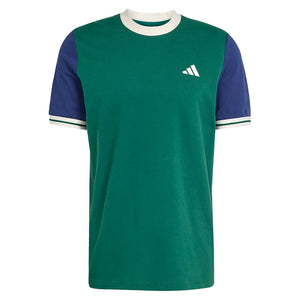 Men`s Heritage Tennis Top Collegiate Green Apparel Adidas