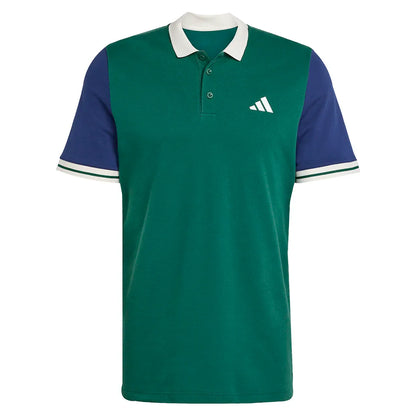 Men`s Heritage Tennis Polo Collegiate Green Apparel Adidas