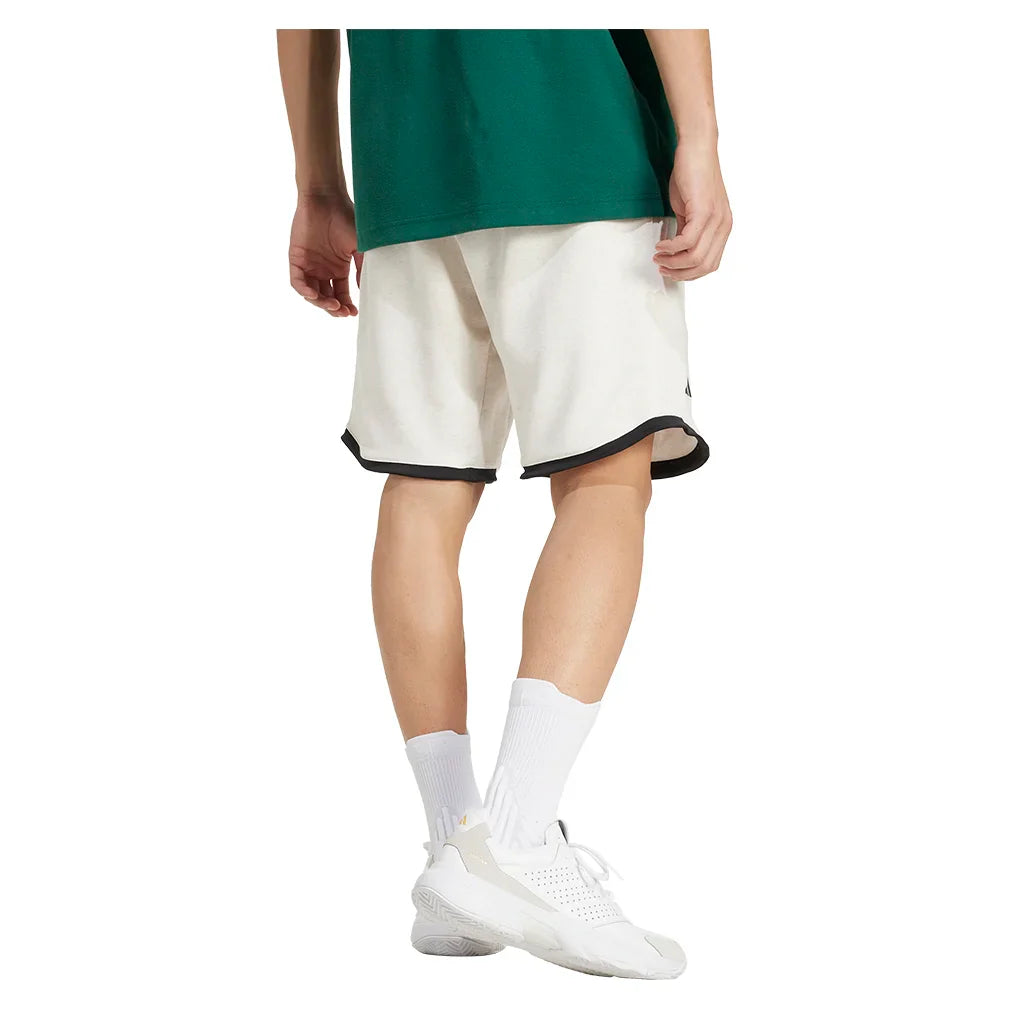 Men`s Heritage 9 inch Tennis Shorts Chalk White Apparel Adidas