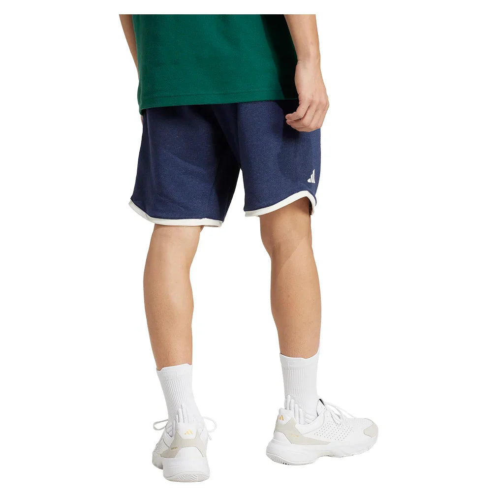 Men`s Heritage 9 inch Tennis Shorts Dark Blue Apparel Adidas