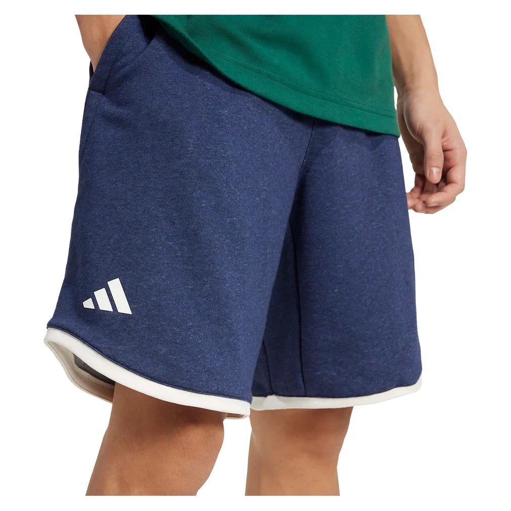 Men`s Heritage 9 inch Tennis Shorts Dark Blue Apparel Adidas
