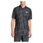Men`s Club Graphic Tennis Polo Black and Carbon Apparel Adidas