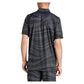 Men`s Club Graphic Tennis Polo Black and Carbon Apparel Adidas