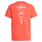 Boys' Graphic Tennis Top Semi Lucid Red Apparel Adidas