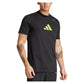 Men`s Graphic Tennis Top Black Apparel Adidas