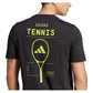 Men`s Graphic Tennis Top Black Apparel Adidas