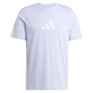 Men`s Graphic Tennis Top Violet Tone Apparel Adidas