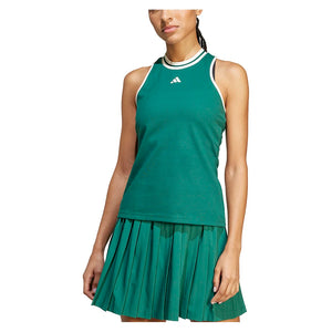 Women`s Heritage Classic Tennis Tank Collegiate Green Apparel Adidas