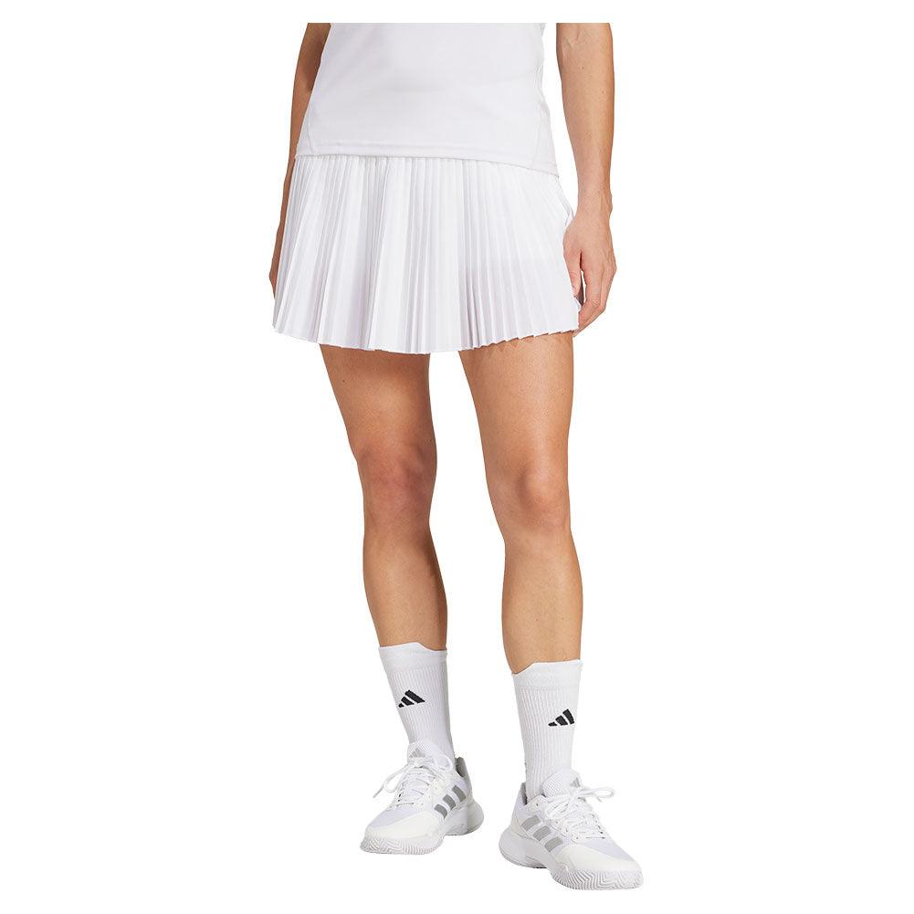Women`s Club Pleat Tennis Skort White Apparel Adidas