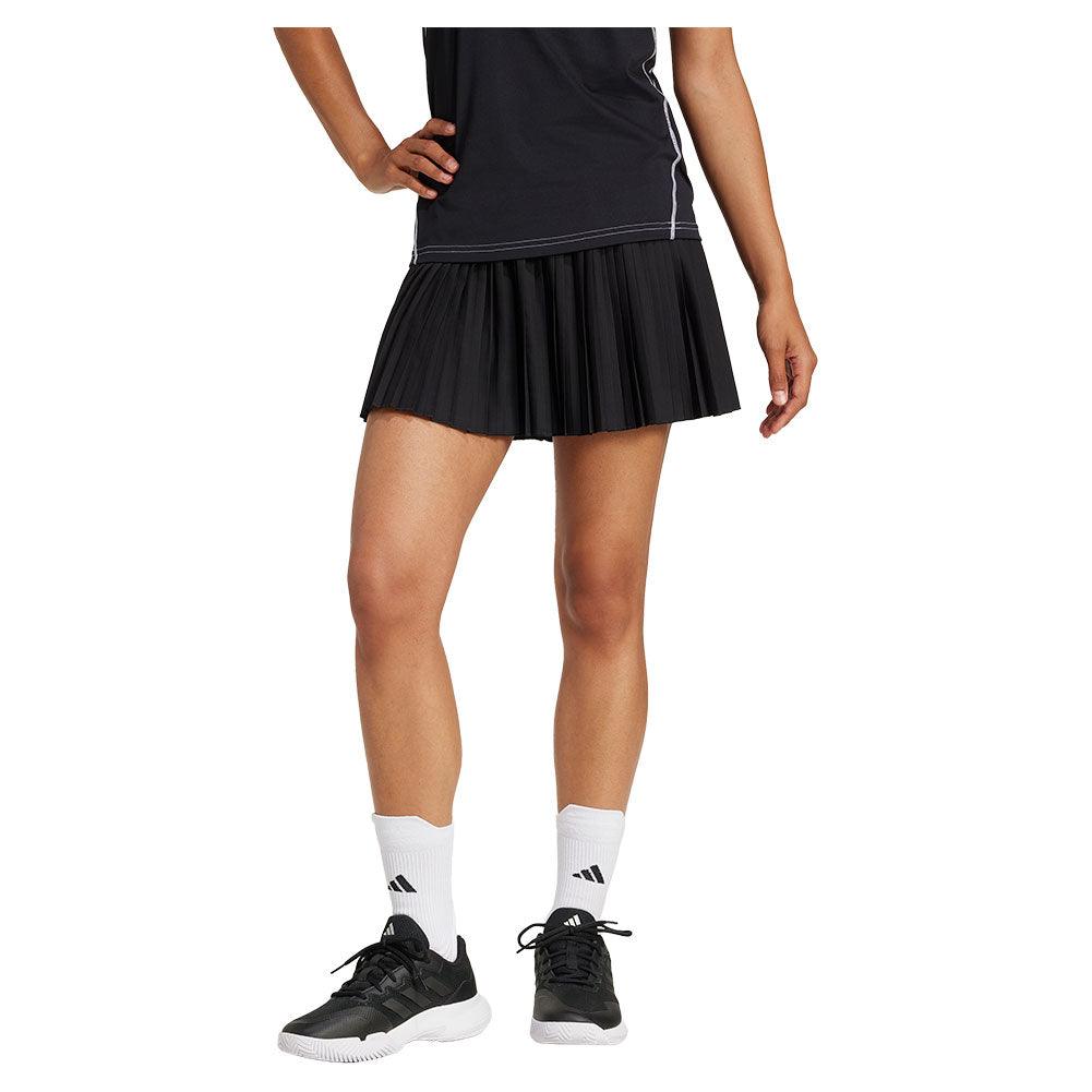 Women`s Club Pleat Tennis Skort Black Apparel Adidas