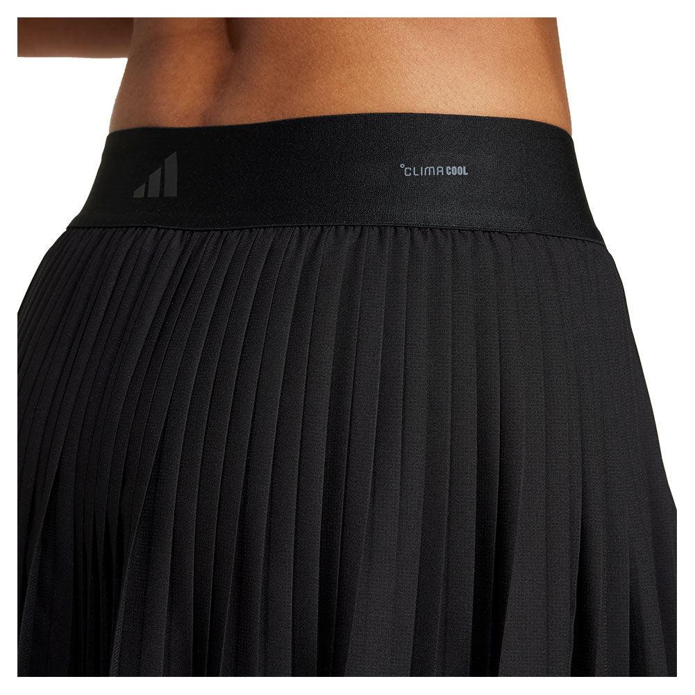 Women`s Club Pleat Tennis Skort Black Apparel Adidas