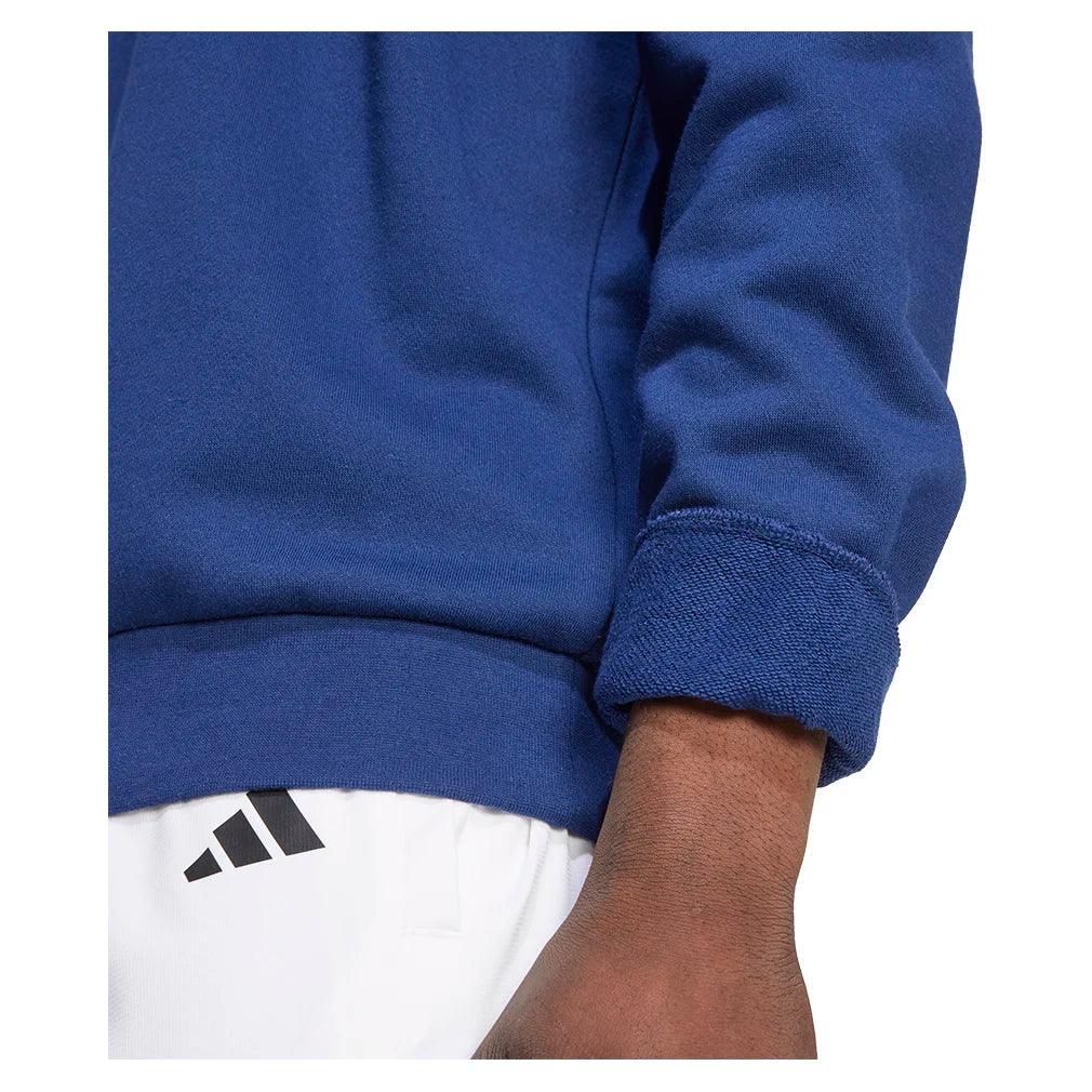Men`s Long Sleeve Heritage Graphic Tennis Top Dark Blue Apparel Adidas