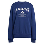 Men`s Long Sleeve Heritage Graphic Tennis Top Dark Blue Apparel Adidas