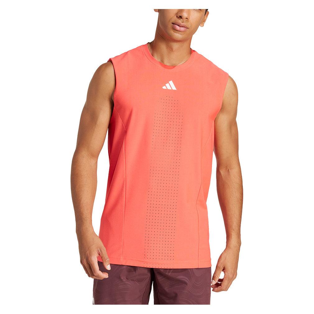 Men`s Pro Tank Top Semi Lucid Red Apparel Adidas