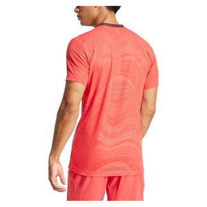 Men`s Freelift Mesh Pro Tennis Top Semi Lucid Red Apparel Adidas