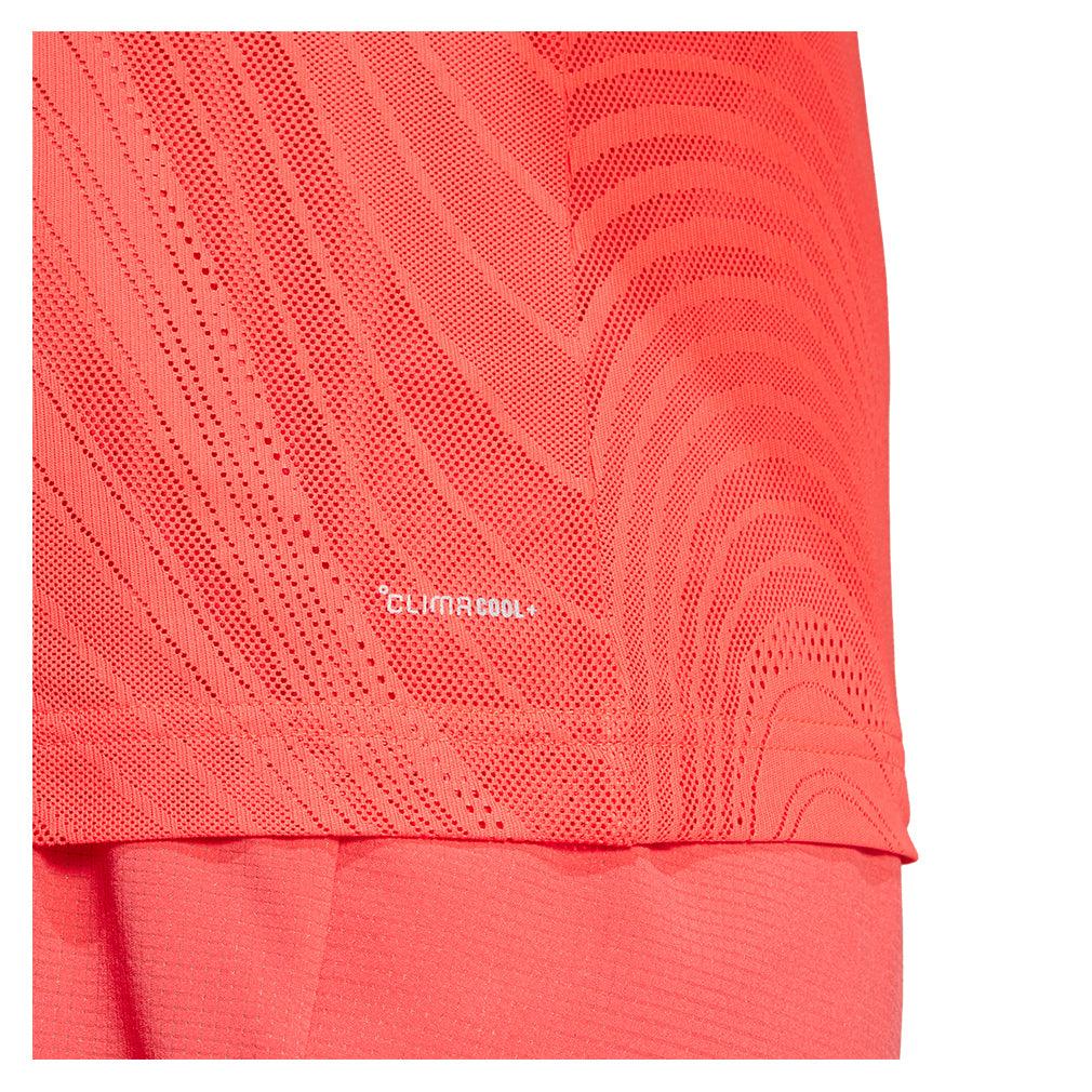 Men`s Freelift Mesh Pro Tennis Top Semi Lucid Red Apparel Adidas