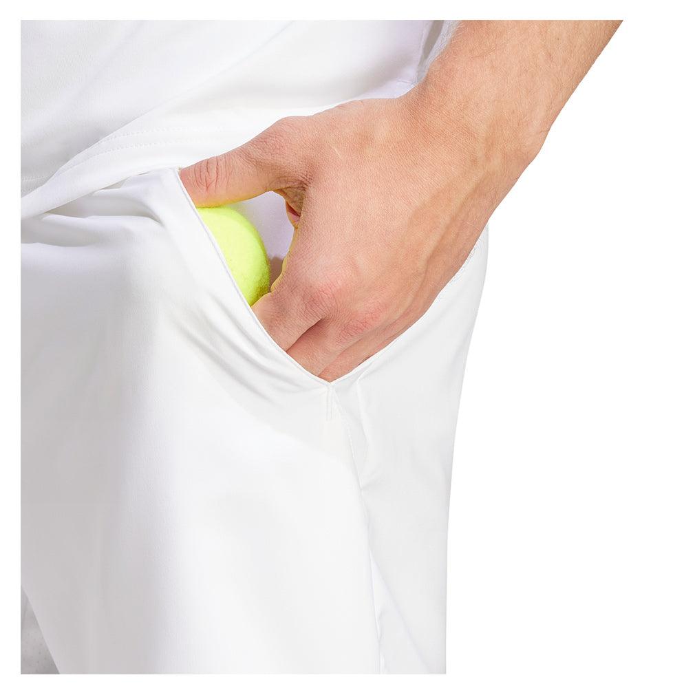 Men`s Club Climacool 2in1 Tennis Shorts White Apparel Adidas