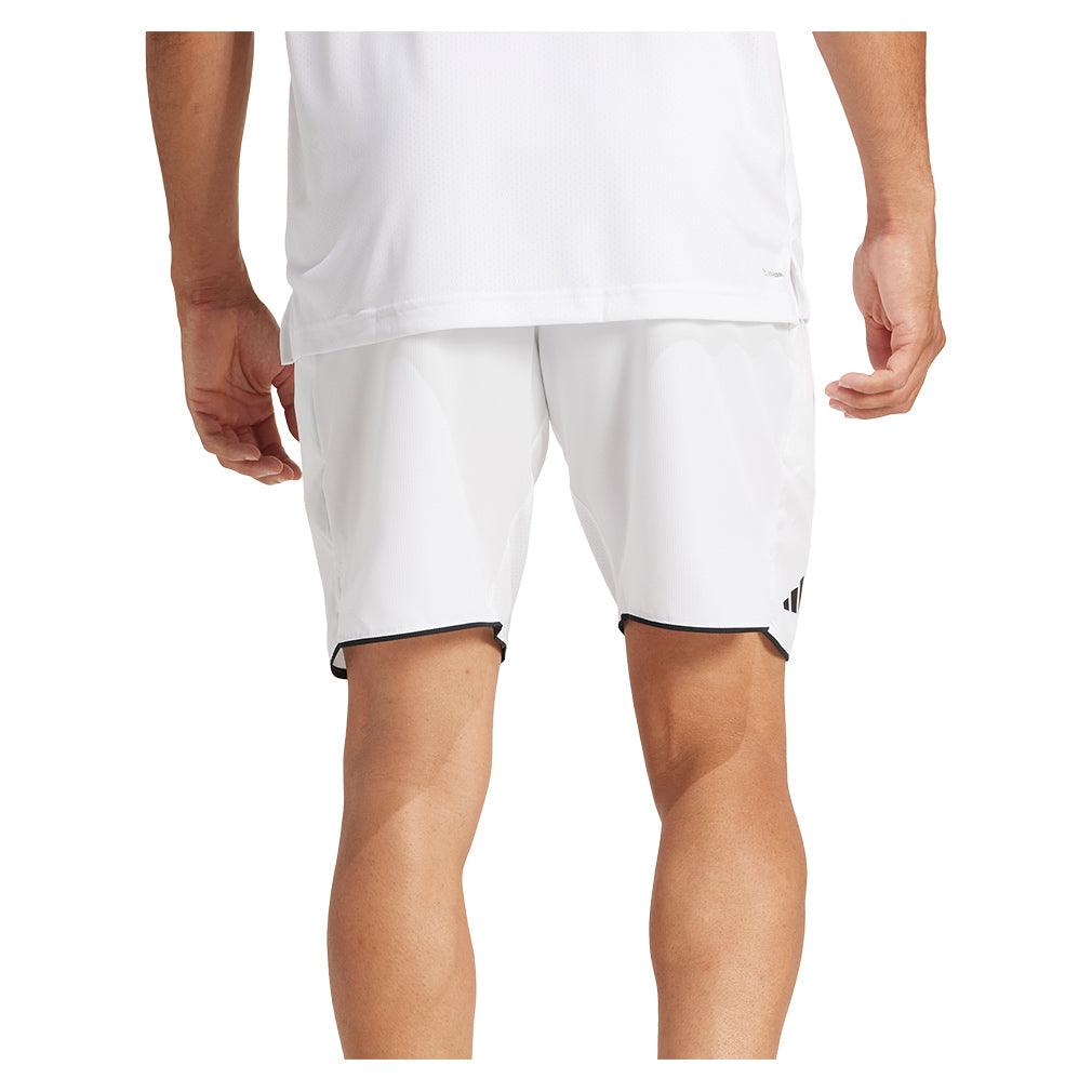Men`s Club 9in Tennis Short White Apparel Adidas