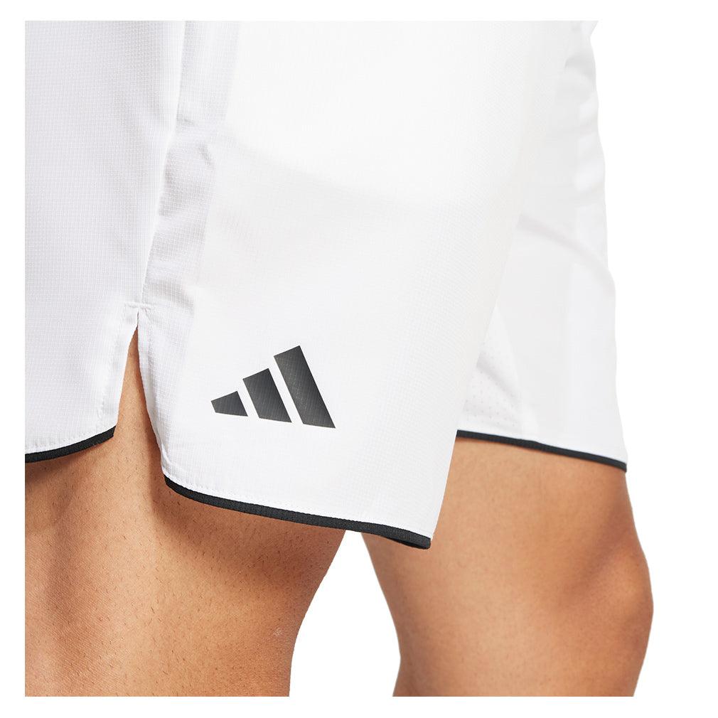 Men`s Club 9in Tennis Short White Apparel Adidas